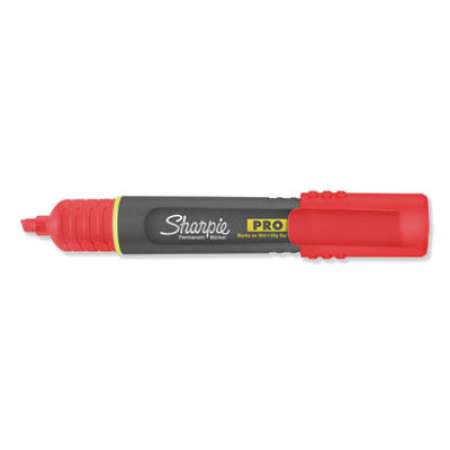 Sharpie Pro Permanent Marker, Broad Chisel Tip, Red, Dozen (2018327)