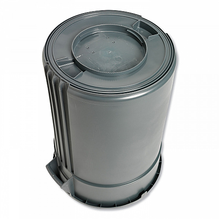 Gator Plus Container, 44 gal, Plastic, Gray (77443)
