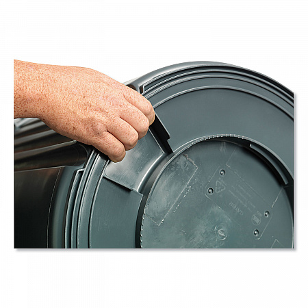 Gator Plus Container, 44 gal, Plastic, Gray (77443)