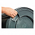 Gator Plus Container, 44 gal, Plastic, Gray (77443)