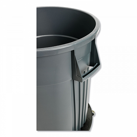 Gator Plus Container, 44 gal, Plastic, Gray (77443)