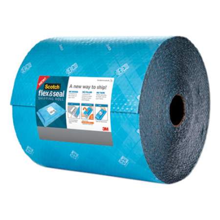 Scotch Flex and Seal Shipping Roll, 15" x 200 ft, Blue/Gray (FS15200)