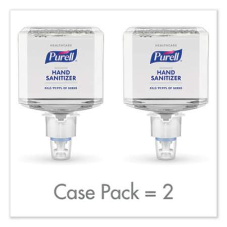 PURELL Healthcare Advanced Foam Hand Sanitizer, 1,200 mL, Clean Scent, For ES6 Dispensers, 2/Carton (645302)