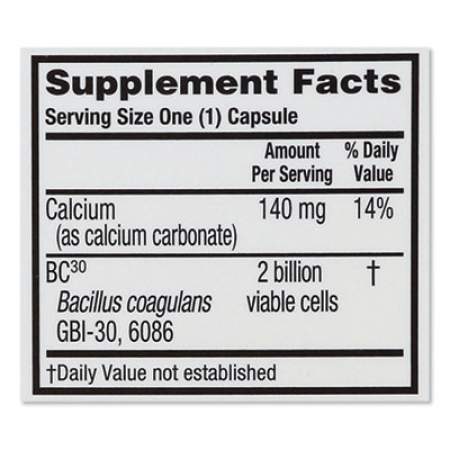 Digestive Advantage Daily Probiotic Capsule, 30 Count (00166EA)