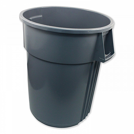 Gator Plus Container, 55 gal, Plastic, Gray (77553)