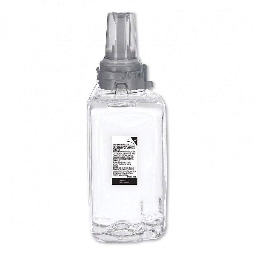 Clear and Mild Foam Handwash Refill, For ADX-12 Dispenser, Fragrance-Free, 1,250 mL (881103EA)