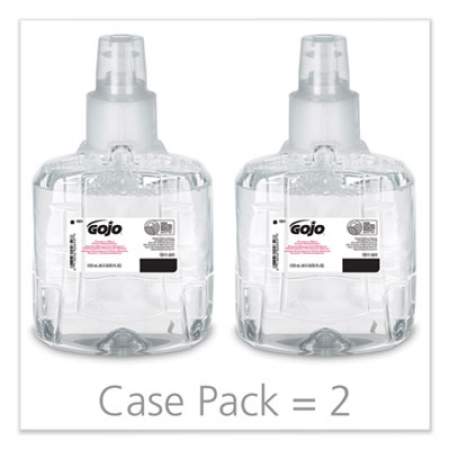 GOJO Clear and Mild Foam Handwash Refill, Fragrance-Free, 1,200 mL Refill, 2/Carton (191102CT)