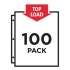 Avery Top-Load Recycled Polypropylene Sheet Protector, Semi-Clear, 100/Box (75537)