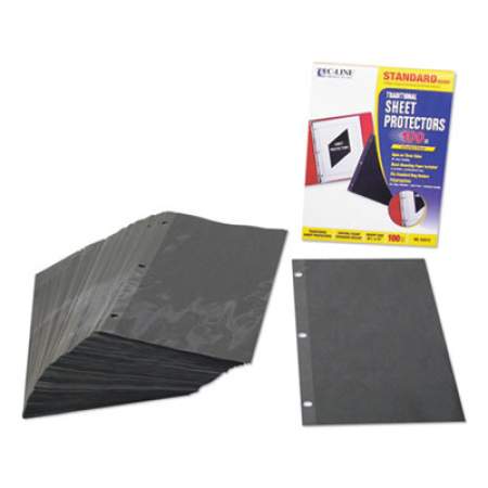 C-Line Traditional Polypropylene Sheet Protectors, Standard Weight, 11 x 8 1/2, 100/BX (03213)