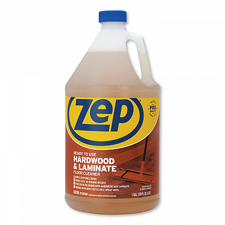 Hardwood and Laminate Cleaner, Fresh Scent, 1 gal, 4/Carton (ZUHLF128CT)