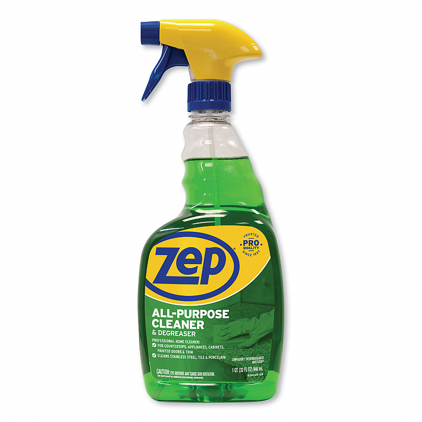 All-Purpose Cleaner and Degreaser, 32 oz Spray Bottle, 12/Carton (ZUALL32CT)