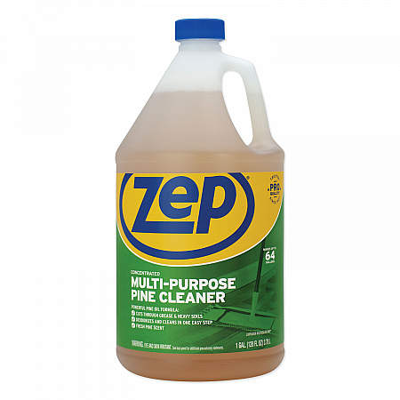 Pine Multi-Purpose Cleaner, Pine Scent, 1 gal, 4/Carton (ZUMPP128CT)