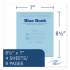 Roaring Spring Examination Blue Book, Wide/Legal Rule, Blue Cover, 8.5 x 7, 4 Sheets (77510)