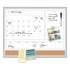 U Brands 4N1 Magnetic Dry Erase Combo Board, 36 x 24, White/Natural (3891U0001)