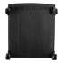 Storex Single-Drawer Mobile Filing Cabinet, 1 Legal/Letter-Size File Drawer, Black/Teal, 14.75" x 18.25" x 12.75" (61270U01C)