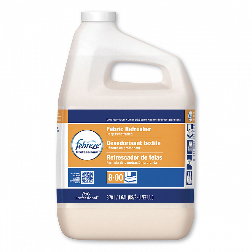 Professional Deep Penetrating Fabric Refresher, Fresh Clean, 1 gal Bottle, 3/Carton (33032CT)