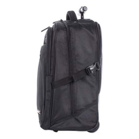 Swiss Mobility Purpose Overnight Backpack On Wheels, 11" x 11" x 21.5", Black (BKPW1006SMBK)