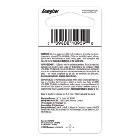 Energizer 357/303 Silver Oxide Button Cell Battery, 1.5 V (357BPZ)