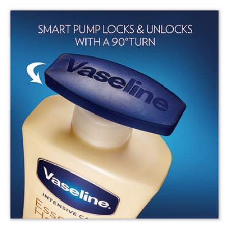 Vaseline Intensive Care Essential Healing Body Lotion, 20.3 oz, Pump Bottle, 4/Carton (07900)