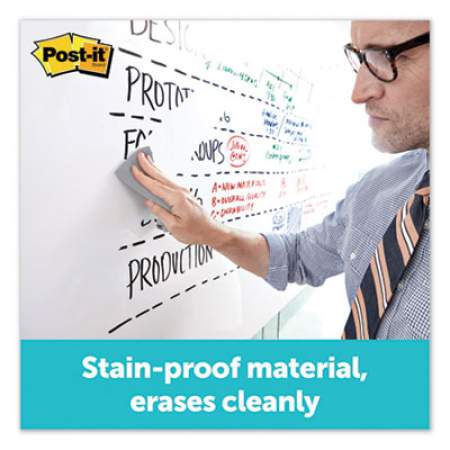 Post-it Dry Erase Surface with Adhesive Backing, 72" x 48", White (DEF6X4)