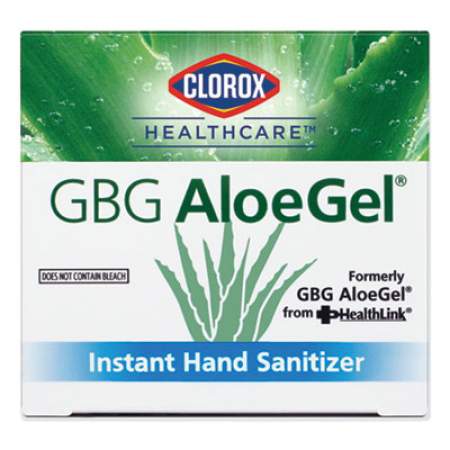 Clorox Healthcare GBG AloeGel Instant Gel Hand Sanitizer, 800 mL Bag-in-a-Box, 12/Carton (32376)