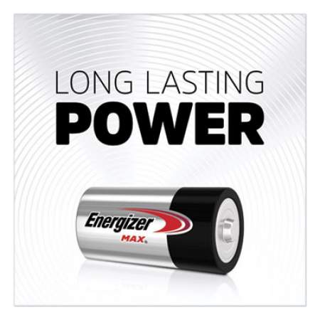 Energizer MAX Alkaline C Batteries, 1.5 V, 8/Pack (E93FP8)