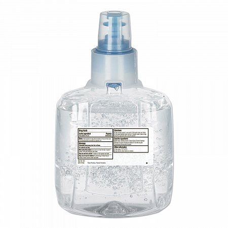 Advanced Hand Sanitizer Green Certified Gel Refill, For LTX-12 Dispensers, 1,200 mL, Fragrance-Free, 2/Carton (190302CT)