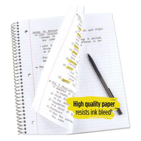 Five Star Wirebound Notebook, 1 Subject, Medium/College Rule, Green Cover, 11 x 8.5, 100 Sheets (72055)
