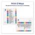Avery Customizable TOC Ready Index Multicolor Dividers, 26-Tab, Letter (11125)