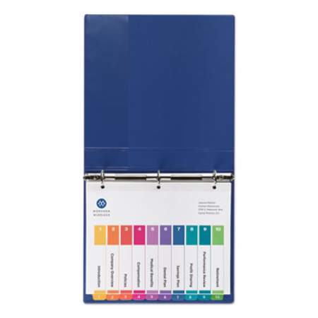 Avery Customizable TOC Ready Index Multicolor Dividers, 10-Tab, Letter, 6 Sets (11188)