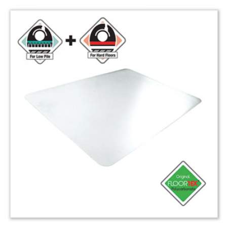 Floortex Cleartex Unomat Anti-Slip Chair Mat for Hard Floors/Flat Pile Carpets, 35 x 47, Clear (EC128920ERA)