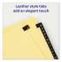 Avery Preprinted Black Leather Tab Dividers w/Copper Reinforced Holes, 25-Tab, Letter (25180)