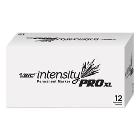 BIC Intensity Metal Pro Permanent Marker, Pro XL Broad Chisel Tip, Black (PMIPJ11BK)