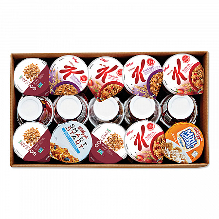 Breakfast Cereal - Single Serve, Classic Wellness Assortment, 2.2 oz Cup, 60/Carton (5X0404)