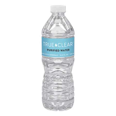 True Clear Purified Bottled Water, 16.9 oz Bottle, 24 Bottles/Carton (TRC05L24CT)