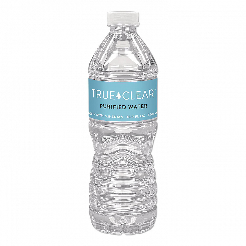 Purified Bottled Water, 16.9 oz Bottle, 24 Bottles/Carton (TRC05L24CT)