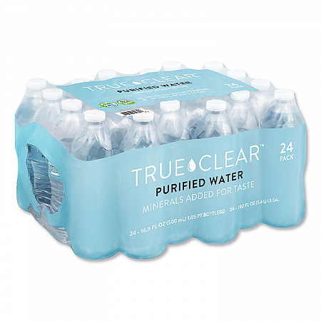 Purified Bottled Water, 16.9 oz Bottle, 24 Bottles/Carton (TRC05L24CT)