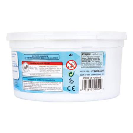 Crayola Air-Dry Clay,White,  2.5 lbs (575050)