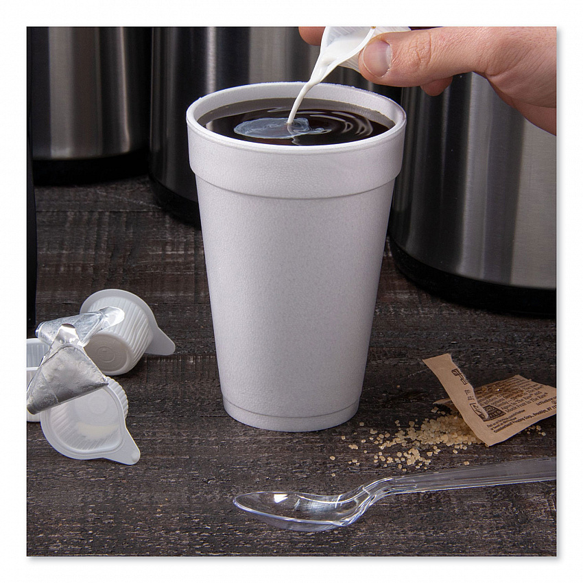 Foam Drink Cups, 16 oz., White, 25/Bag, 40 Bags/Carton (16J16)