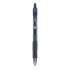 Pilot G2 Premium Gel Pen, Retractable, Fine 0.7 mm, Blue Ink, Smoke Barrel, Dozen (31187)