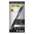 Pilot G2 Premium Gel Pen, Retractable, Bold 1 mm, Black Ink, Smoke Barrel, Dozen (31256)