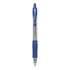 Pilot G2 Premium Gel Pen Convenience Pack, Retractable, Extra-Fine 0.38 mm, Blue Ink, Clear/Blue Barrel, Dozen (31278)