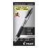 Pilot G2 Premium Gel Pen Convenience Pack, Retractable, Extra-Fine 0.38 mm, Black Ink, Clear/Black Barrel, Dozen (31277)