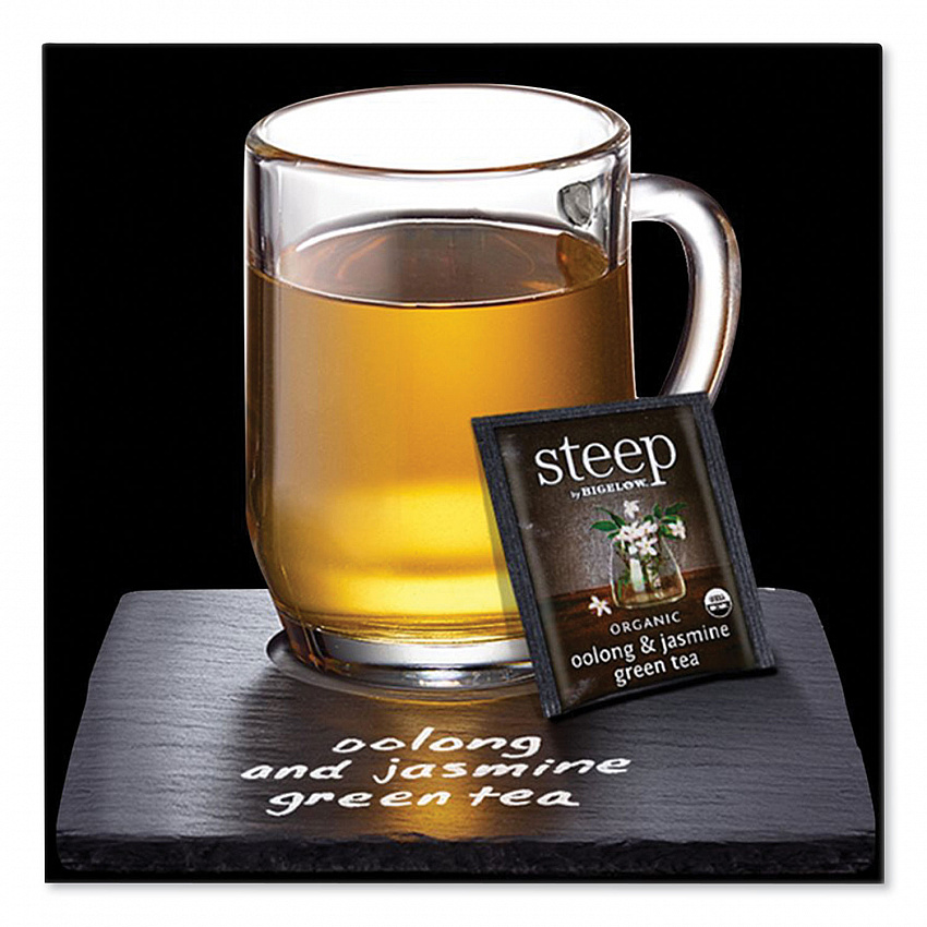 steep Tea, Oolong and Jasmine Green, 0.06 oz Tea Bag, 20/Box (RCB17714)