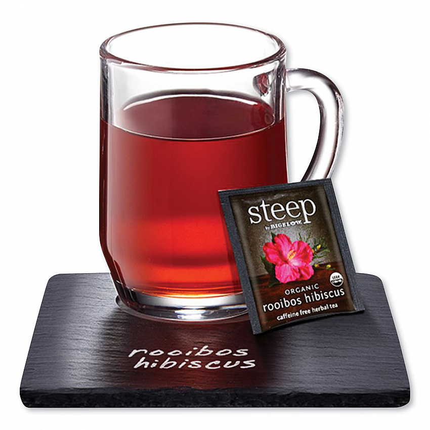 steep Tea, Rooibos Hibiscus Herbal Tea, 0.08 oz Tea Bag, 20/Box (RCB17713)