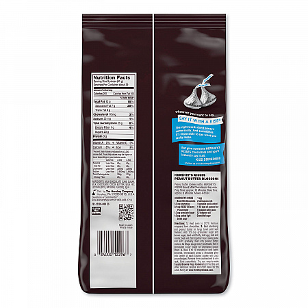 KISSES, Milk Chocolate, Silver Wrappers, 56 oz Bag (12295)