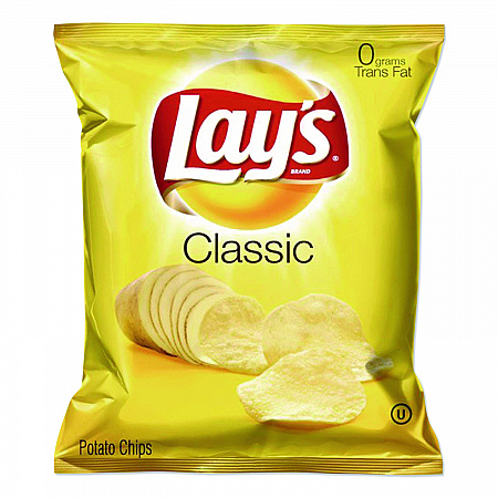 Regular Potato Chips, 1.5 oz Bag, 64/Carton (FRI44359)