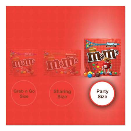 M & M's Chocolate Candies, Peanut Butter, 38 oz Resealable Bag (55085)