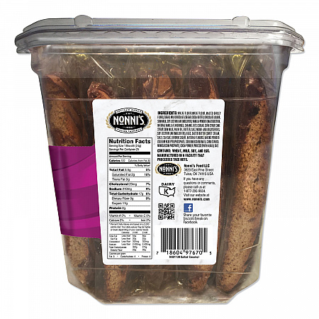 Biscotti, Salted Caramel, 0.85 oz Individually Wrapped, 25/Pack (NSD97670)