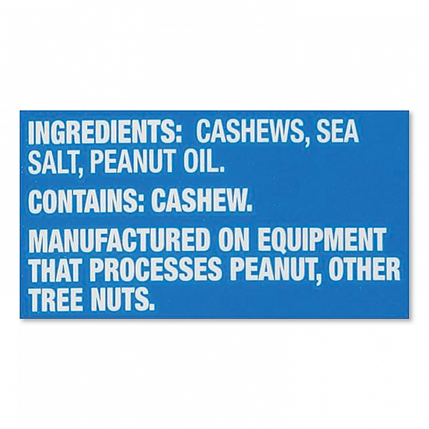 Salted Cashew Halves and Pieces, 26 oz Canister (01858)